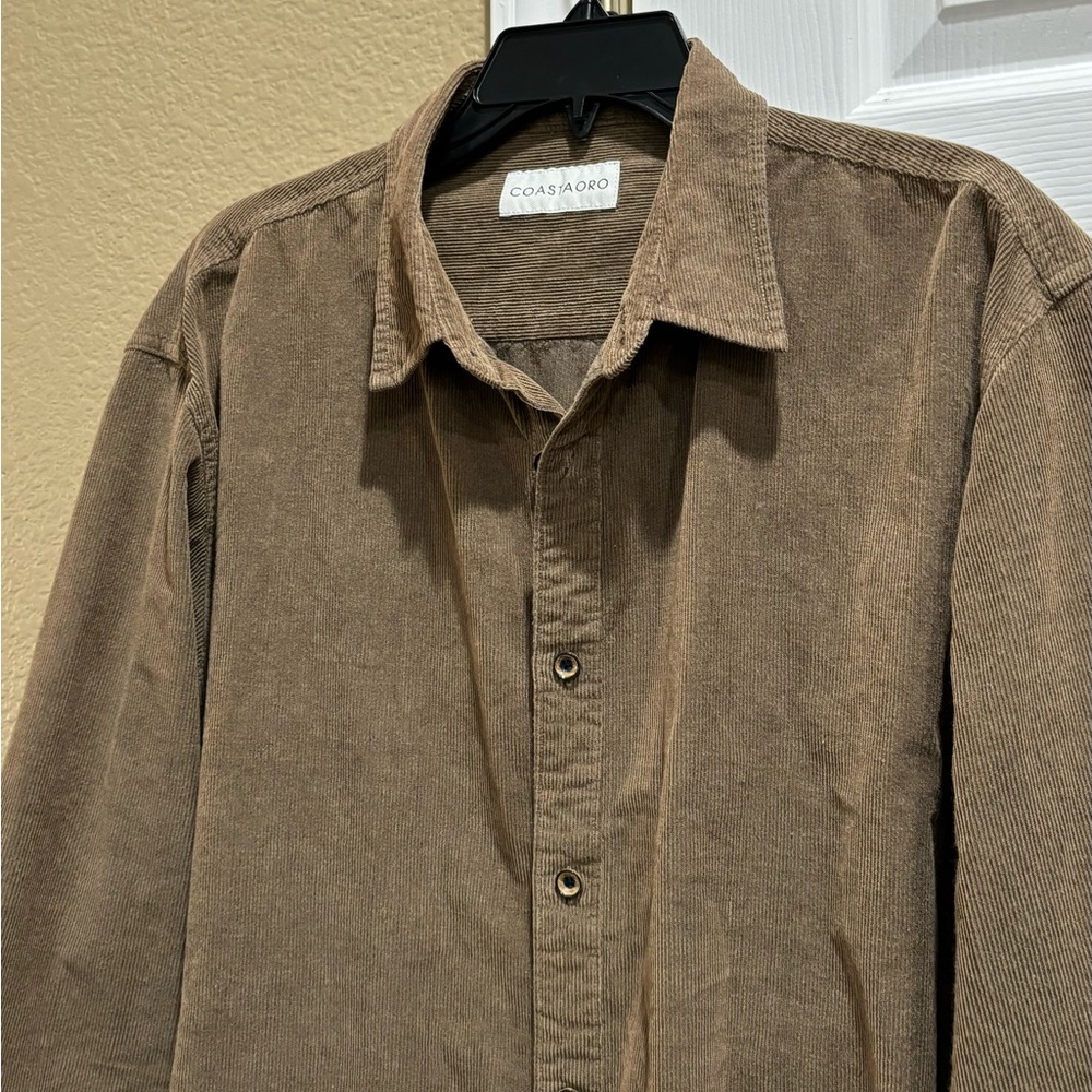 COASTAORO men button down shirt size XL